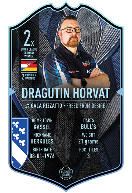 Dragutin Horvat Ultimate Darts Card