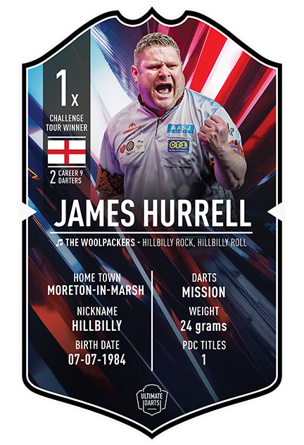 James Hurrell Ultimate Darts Card