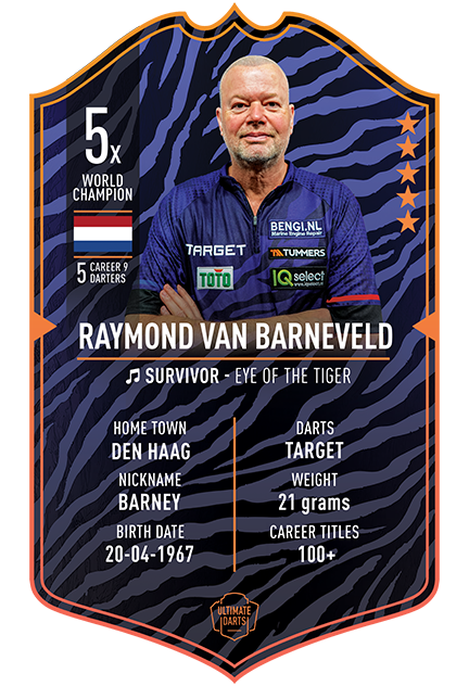 Raymond van Barneveld Ultimate Darts Card