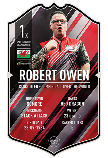 Robert Owen Ultimate Darts Card