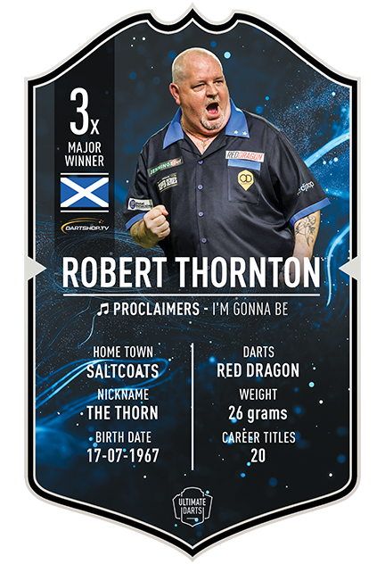 Robert Thornton Ultimate Darts Card